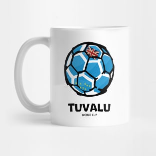 Tuvalu Football Country Flag Mug